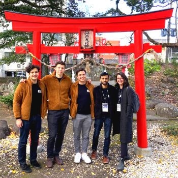 Lazaridis School team in Japan