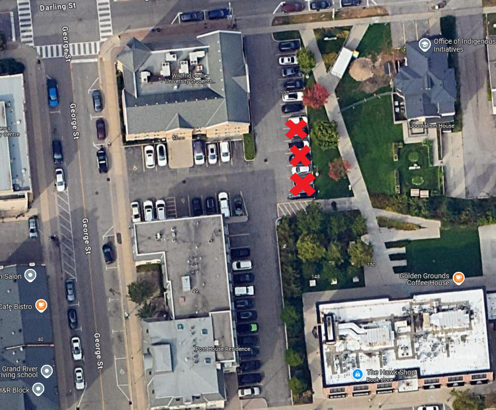 The image below shows the space affected at the Research and Academic Centre.  