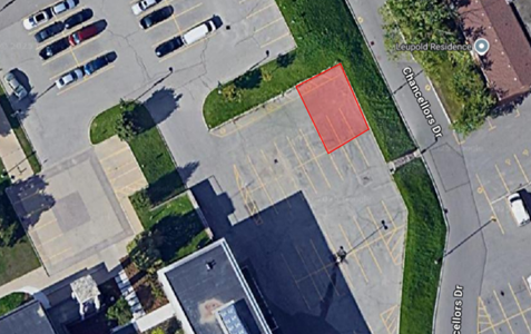 the image displays the parking spaces in the upper right corner of Lot 13 that will be unavailable from Oct 20 to Nov 14 due to construction work.