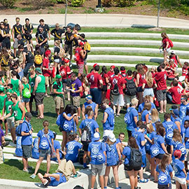 Laurier welcomes first-year students to Golden Hawk community during Waterloo Orientation Week events