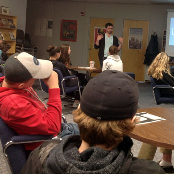 Laurier PhD student helps high school history class delve deep into the lives of First World War veterans