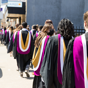Laurier comes together to celebrate 2020 and 2021 grads.
