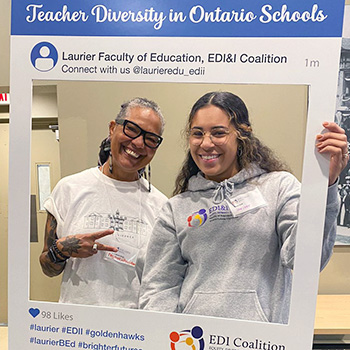 Laurier teaching candidate Kiara Daw fostering EDI in education through inspired research. 