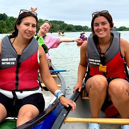 Paddling the Grand River