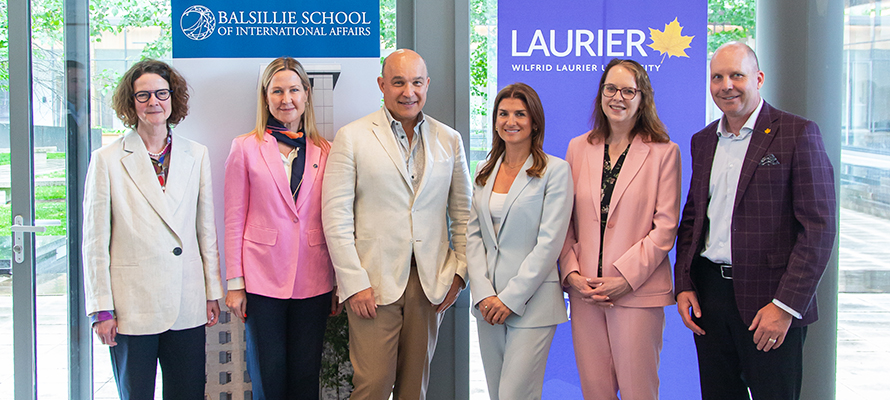 Heidi Northwood, Ann Fitz-Gerald, Jim Balsillie, Natalie Raffoul, Deborah MacLatchy and Jason Coolman