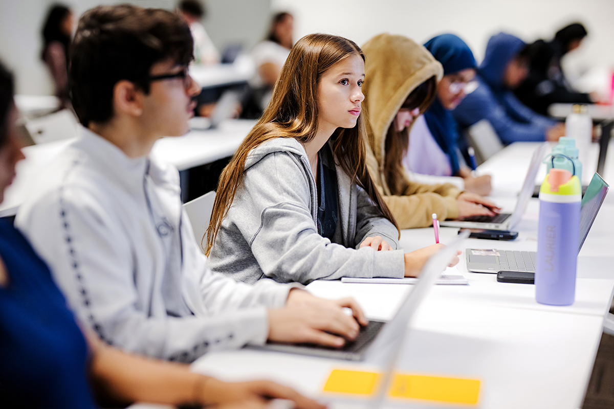 Laurier BTM students in class